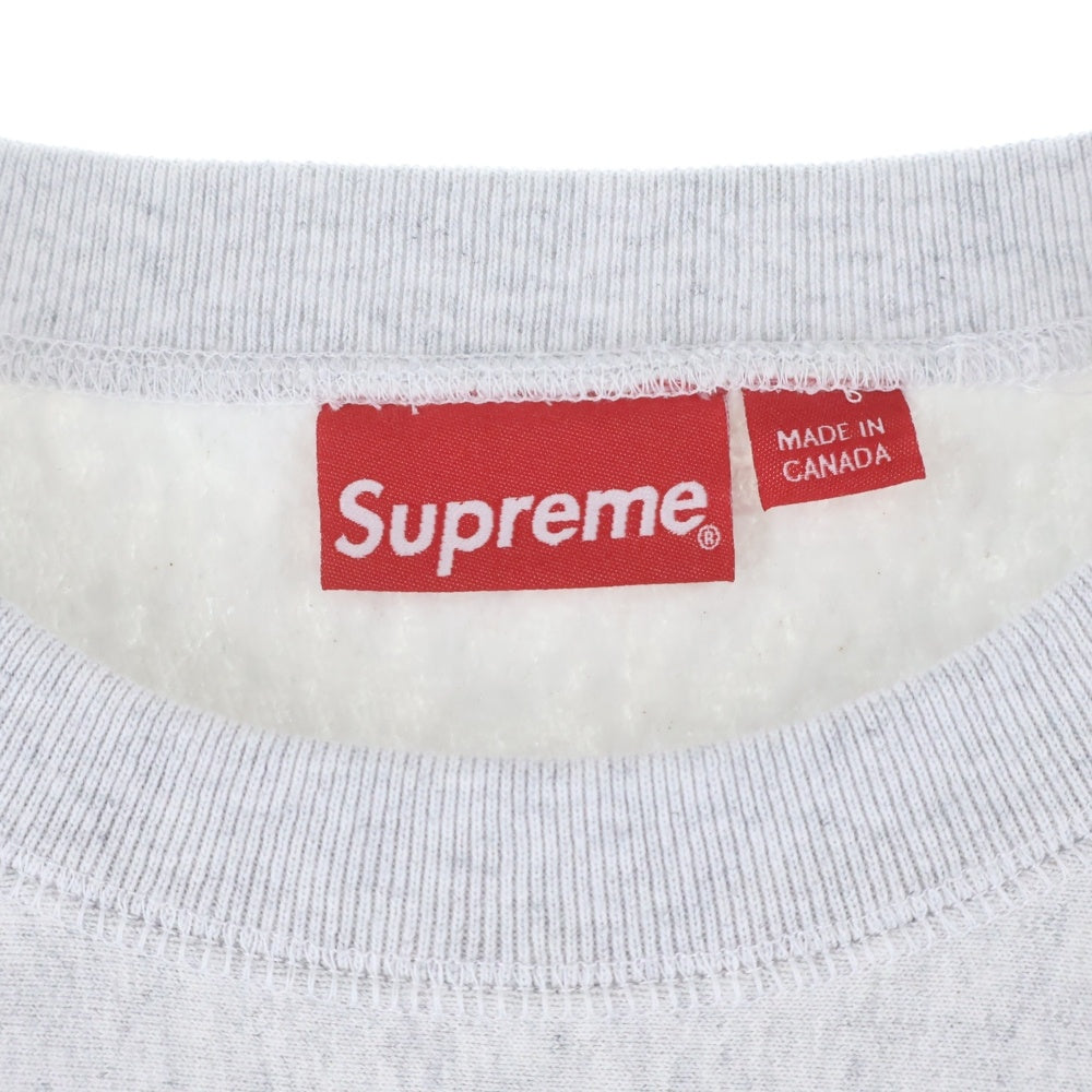 SUPREME(シュプリーム) 18AW Box Logo Crewneck ボックス ロゴ クルーネックスウェットトレーナー グレー