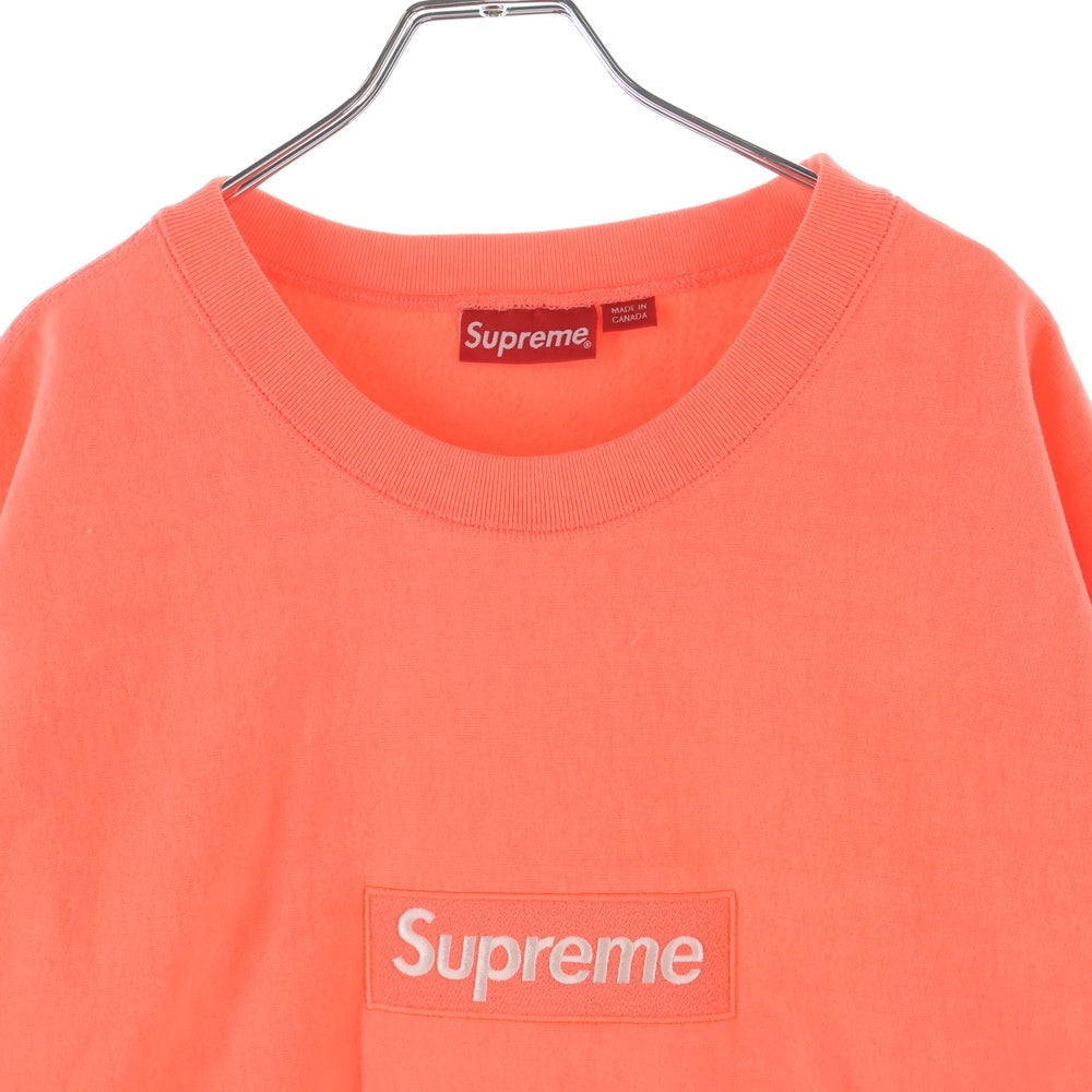 SUPREME(シュプリーム) 18AW Box Logo Crewneck ボックス ロゴ クルーネックスウェットトレーナー ピンク