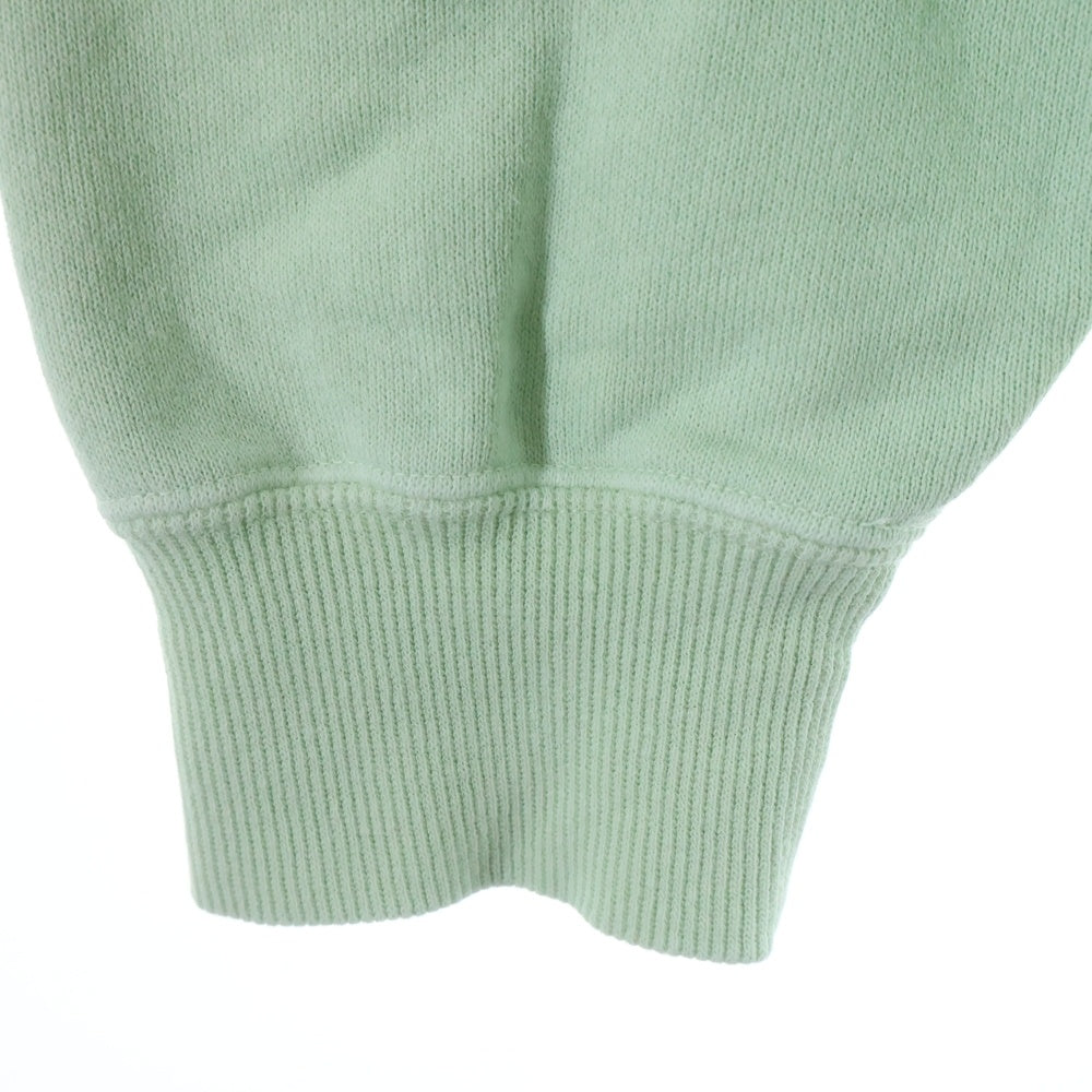 VISVIM(ヴィスヴィム) JUMBO SB SWEAT LS DMGD ジャンボクルーネックスウェットトレーナー 0126105010023 グリーン