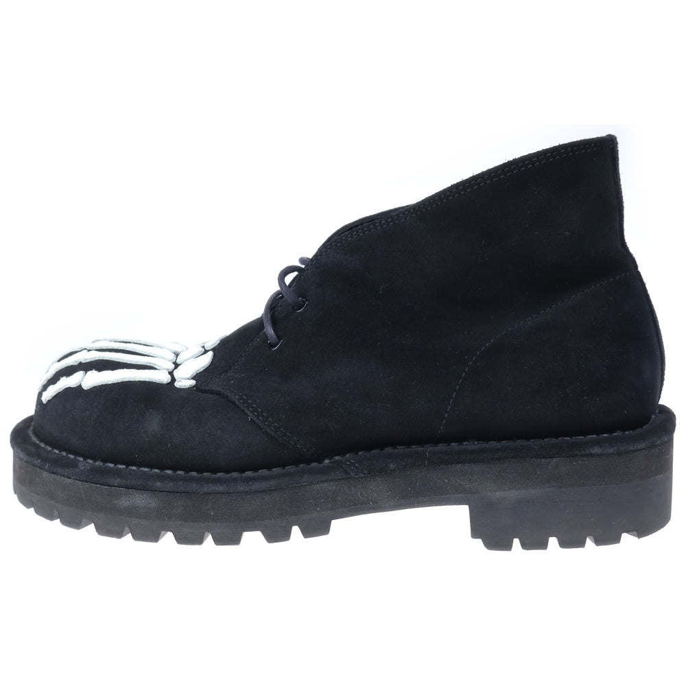 TAKAHIROMIYASHITA The SoloIst.(タカヒロミヤシタザソロイスト) 24SS×KIDS LOVE GAITE chukka boots bone キッズラブゲイト ボーンチャッカブーツ st0003SS24 ブラック