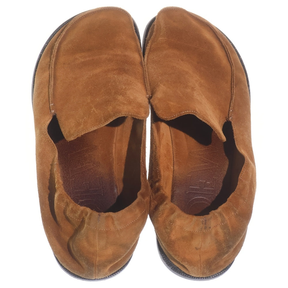 LOEWE(ロエベ) FLEX LOAFER フレックス スエードレザーローファー シューズ ブラウン