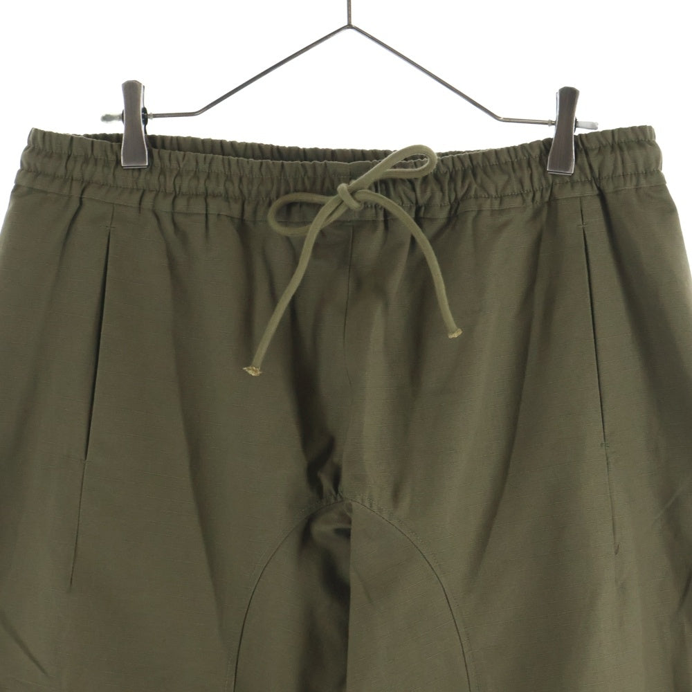 FFFPOSTALSERVICE(トリプルエフポスタルサービス) 25AW Curved Backzip Trousers カーブバックジップワイドトラウザーズパンツ FFFPSFW2523 カーキ