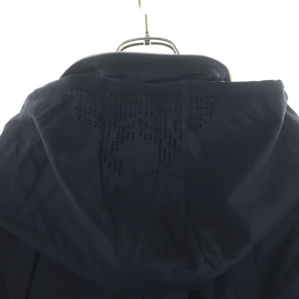 FFFPOSTALSERVICE(トリプルエフポスタルサービス) 25SS REIA HOODED PARACHUTE JACKET フーデッドパラシュートジャケット FFFPSSS2508 ブラック