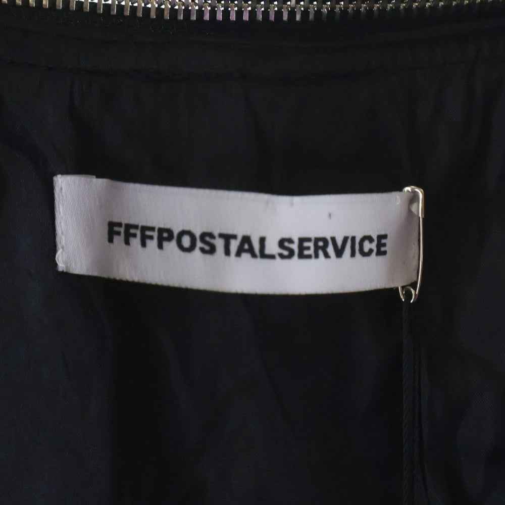FFFPOSTALSERVICE(トリプルエフポスタルサービス) 25SS REIA HOODED PARACHUTE JACKET フーデッドパラシュートジャケット FFFPSSS2508 ブラック