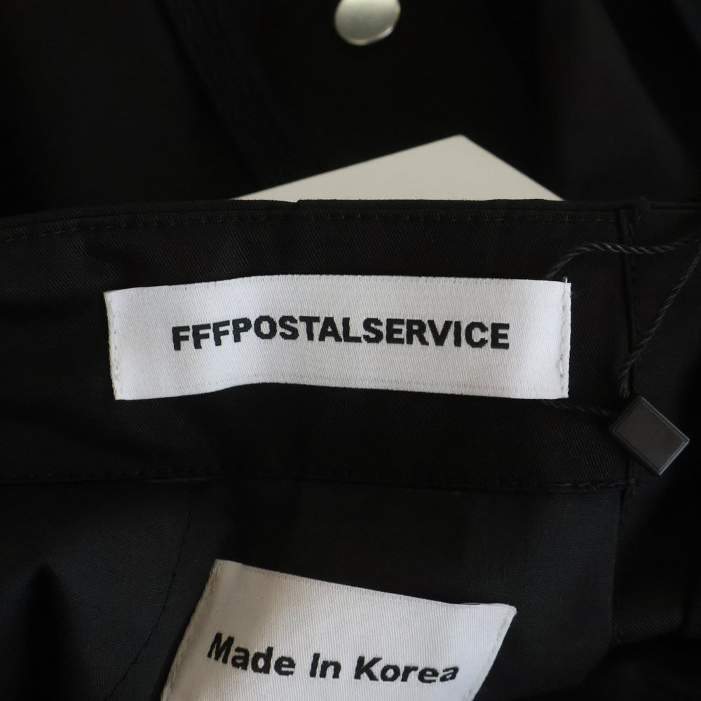 FFFPOSTALSERVICE(トリプルエフポスタルサービス) 24SS Si-Snap Shorts スナップデザインショーツ ハーフパンツ FFFPS035SS24 ブラック
