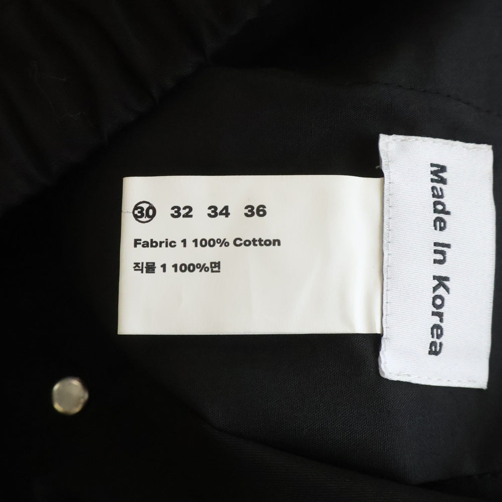 FFFPOSTALSERVICE(トリプルエフポスタルサービス) 24SS Si-Snap Shorts スナップデザインショーツ ハーフパンツ FFFPS035SS24 ブラック