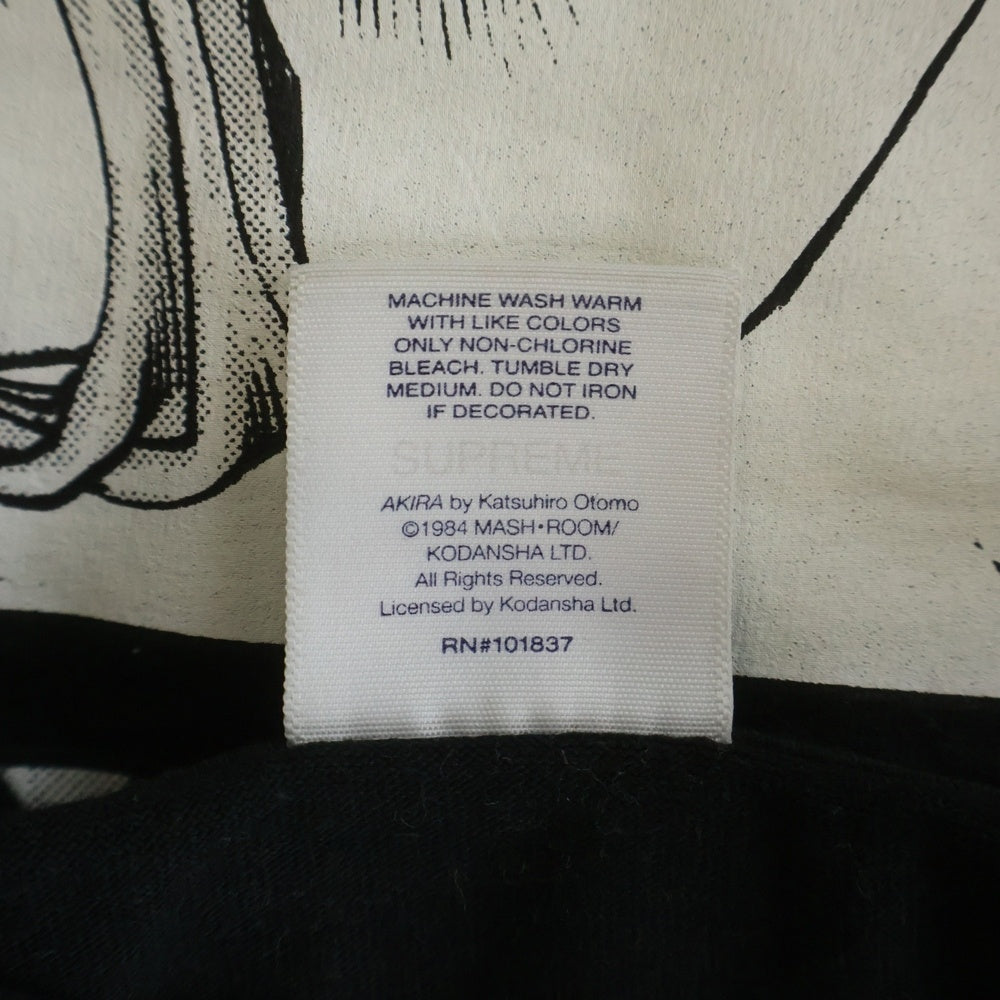 SUPREME(シュプリーム) 17AW AKIRA Syringe Tee アキラ シリンジバックプリント半袖Tシャツ ブラック