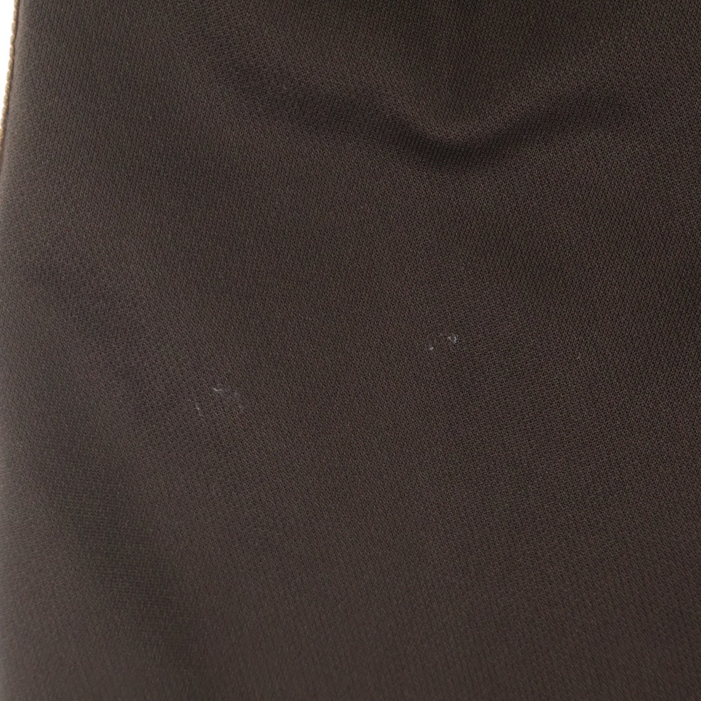 Leh(レー) WIDE TRACK PANTS サイドラインワイドトラックパンツ LEH886 ブラウン