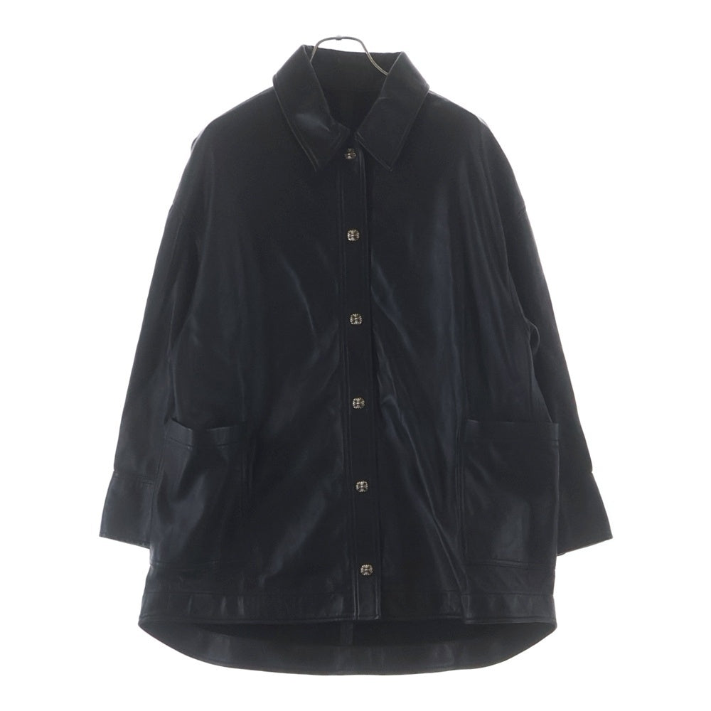 CHROME HEARTS(クロムハーツ) SHIRT LTHR クロスボールボタン オーバー