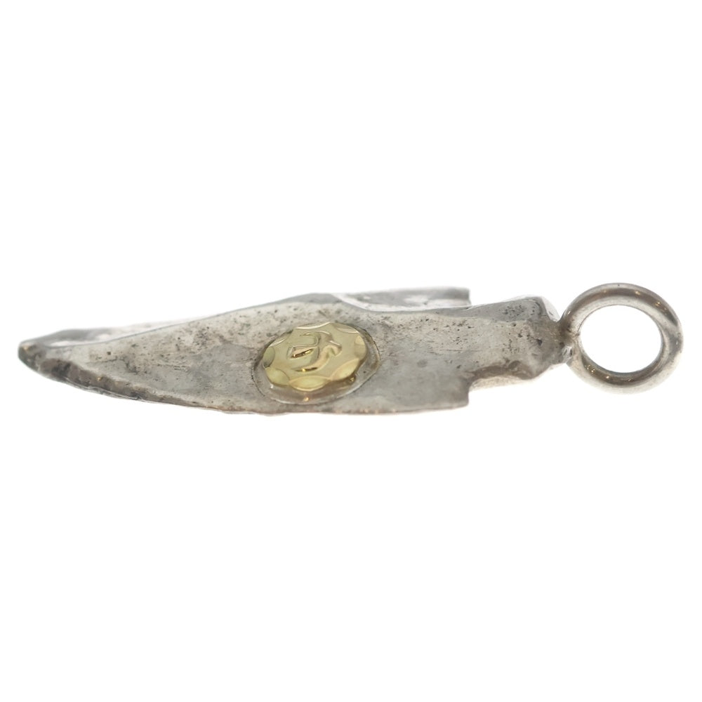 goro's(ゴローズ) 【現行】メタル付き矢じり中 ペンダントトップ シルバー/ゴールド BGA165