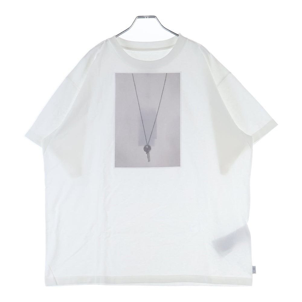 MM6 Maison Margiela(エムエムシックスメゾンマルジェラ) 26SS キーフォトプリント半袖Tシャツ SH0GC0068 ホワイト