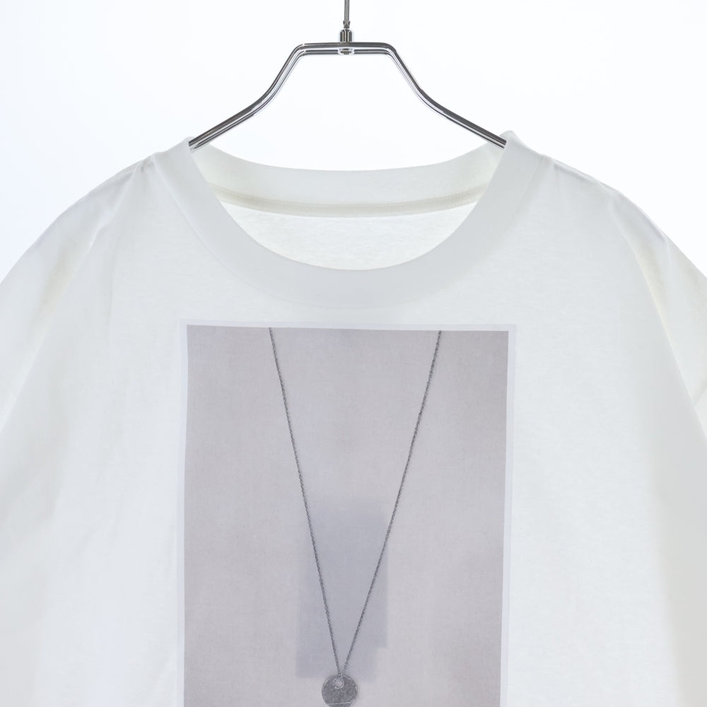 MM6 Maison Margiela(エムエムシックスメゾンマルジェラ) 26SS キーフォトプリント半袖Tシャツ SH0GC0068 ホワイト