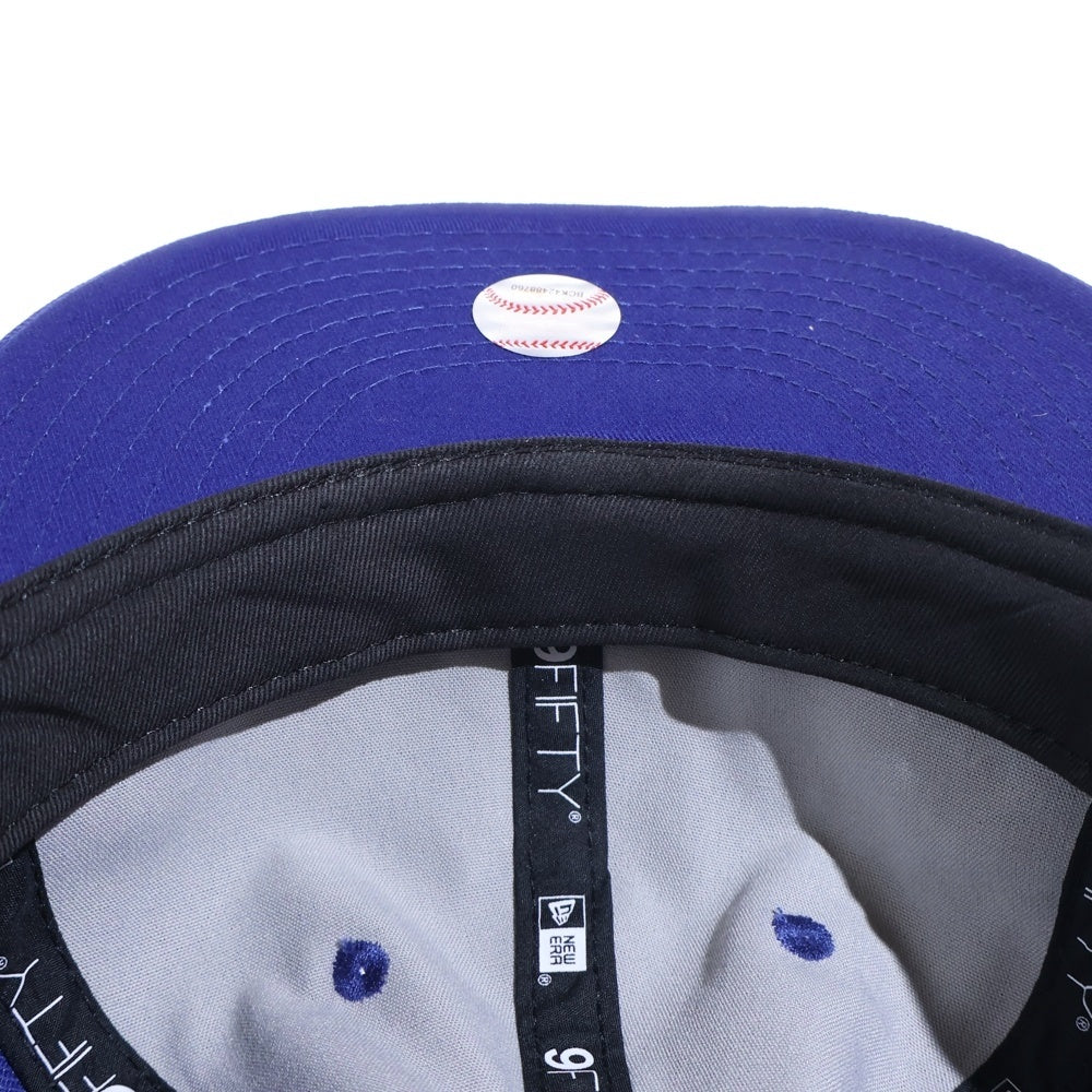 SAINT MICHAEL(セントマイケル) 25SS×NEW ERA 9FIFTY MLB NE CAP ニューエラ LAロゴスナップバックキャップ ネイビー