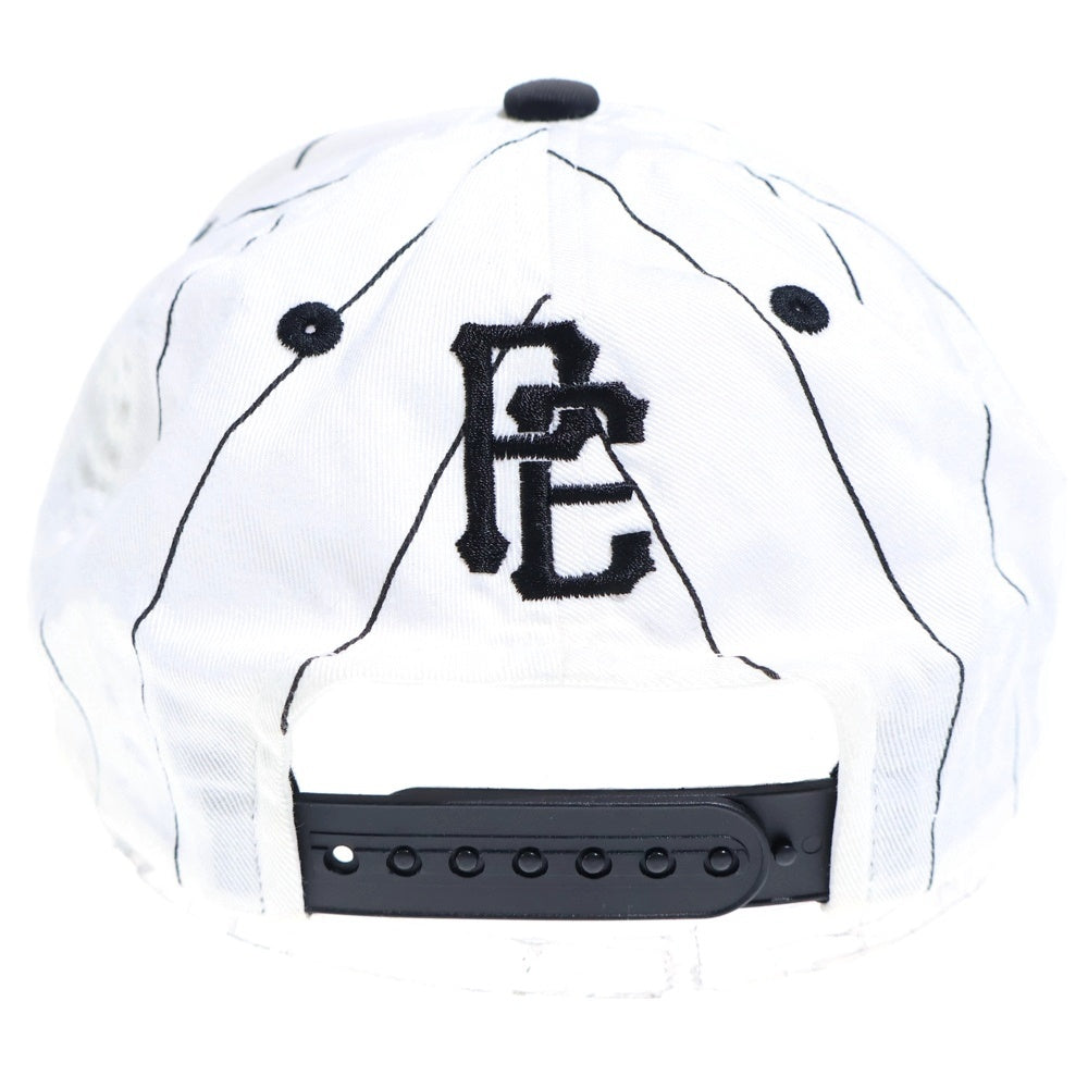 SAINT MICHAEL(セントマイケル) 24AW PE CAP SNT ENEMY Public Enemy パブリックエネミー スナップバックキャップ SM-YS1-0000-C22 ホワイト