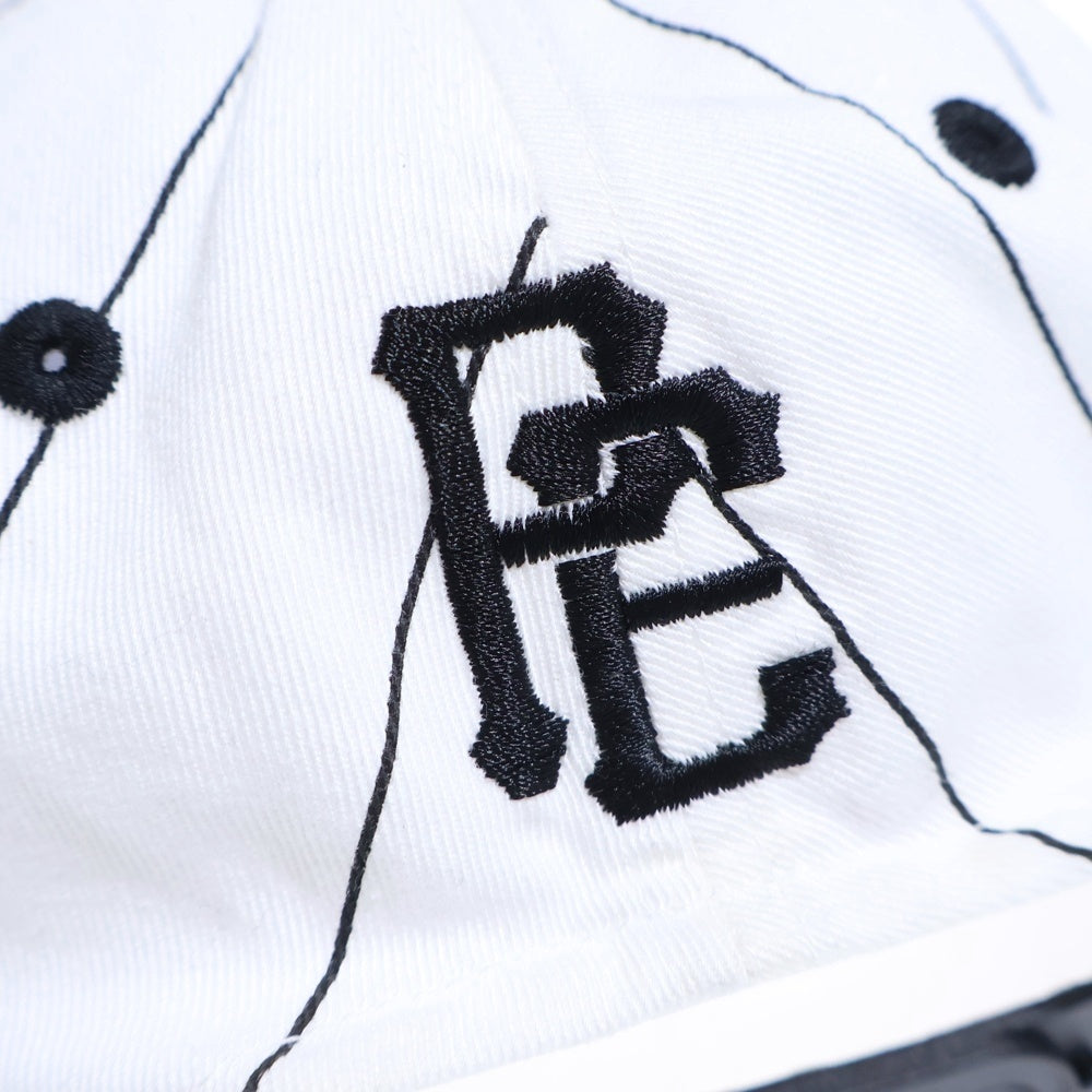 SAINT MICHAEL(セントマイケル) 24AW PE CAP SNT ENEMY Public Enemy パブリックエネミー スナップバックキャップ SM-YS1-0000-C22 ホワイト