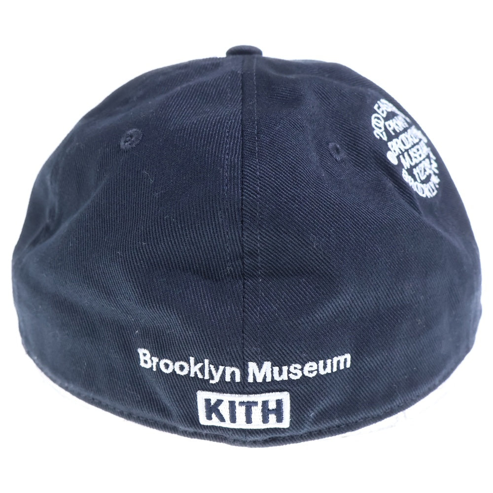 KITH(キス) ×Brooklyn Museum 47 New York Yankees Franchise LS Cap NYロゴフランチャイズ LS キャップ ネイビー