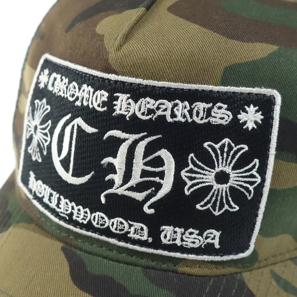 CHROME HEARTS(クロムハーツ) OLD TRUCKER CAP オールド クロスボール メッシュキャップ カモフラ
