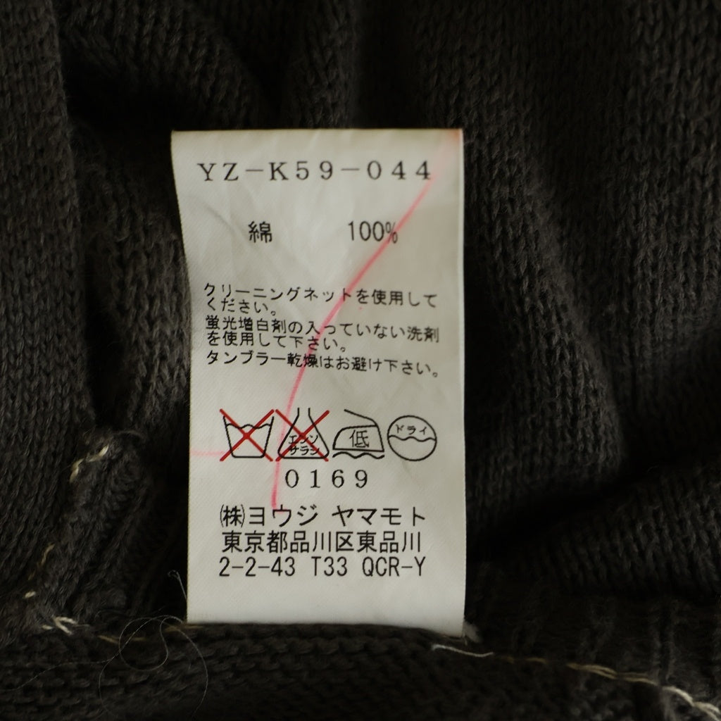 Y's(ワイズ) アシンメトリーデザインドレスニットセーター YZ-K59-044 グレー レディース