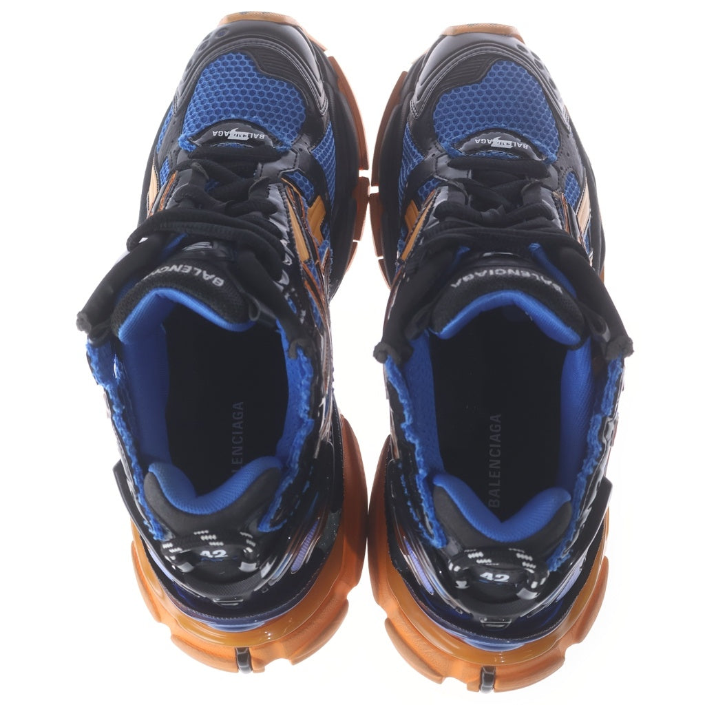 BALENCIAGA(バレンシアガ) RUNNER ランナー ローカットスニーカー 677403 ブルー/オレンジ/ブラック