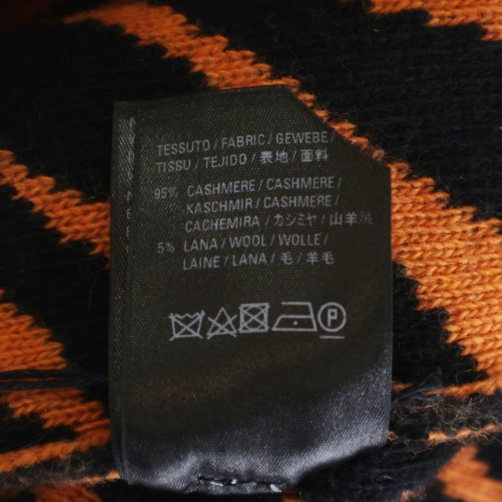 BALENCIAGA(バレンシアガ) 22SS Year of the Tiger タイガーパターンニットセーター 682239 T7170 オレンジ/ブラック