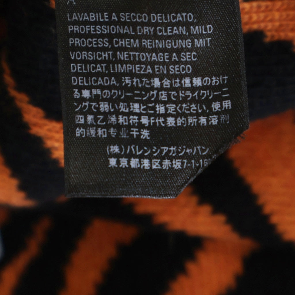 BALENCIAGA(バレンシアガ) 22SS Year of the Tiger タイガーパターンニットセーター 682239 T7170 オレンジ/ブラック