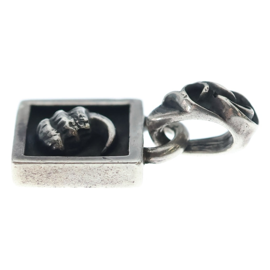 CHROME HEARTS(クロムハーツ) FRAMED CROW フレームドクロウ チャーム ペンダントトップ シルバー BCA272