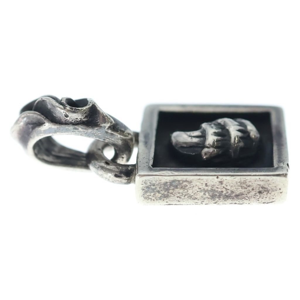 CHROME HEARTS(クロムハーツ) FRAMED CROW フレームドクロウ チャーム ペンダントトップ シルバー BCA272
