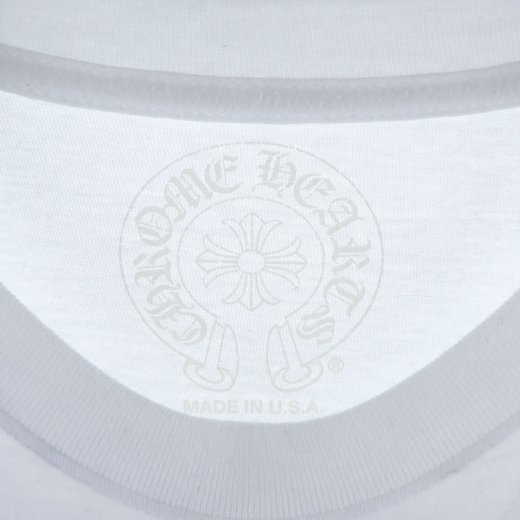 CHROME HEARTS(クロムハーツ) FOTI TIKTAK TEETER フォティ ティクタク・ティーター プリント半袖Tシャツ カットソー ホワイト/マルチ