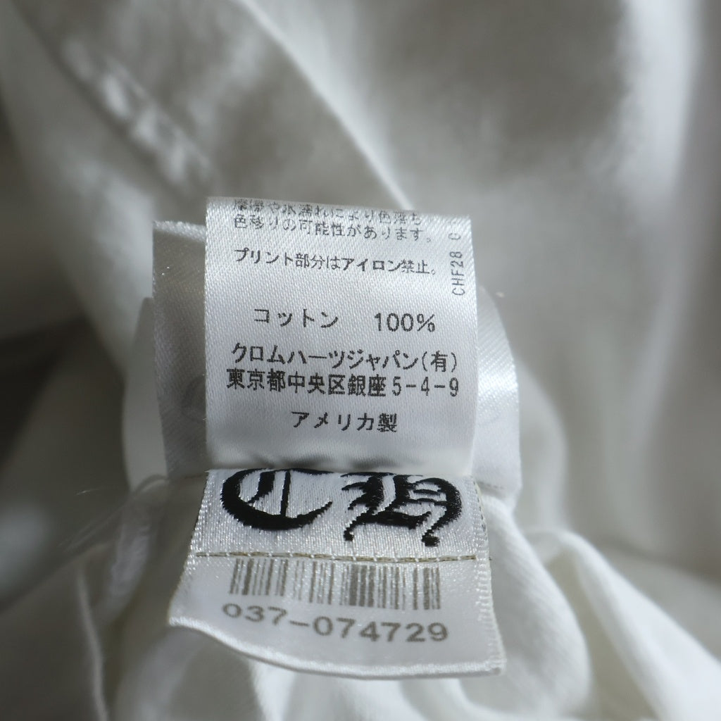 CHROME HEARTS(クロムハーツ) CH T-SHRT TOKYO LTD 東京限定 バックスクロールラベルプリント半袖Tシャツ カットソー ホワイト