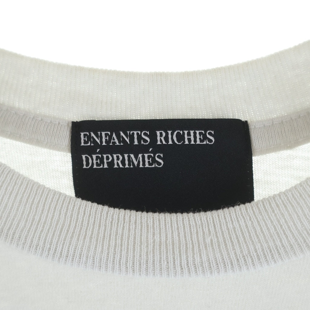 ENFANTS RICHES DEPRIMES(アンファンリッシュデプリメ) 24SS BONDS OF MATRIMONY T-SHIRT ボンド・オブ・マトリモニー プリント半袖Tシャツ ホワイト