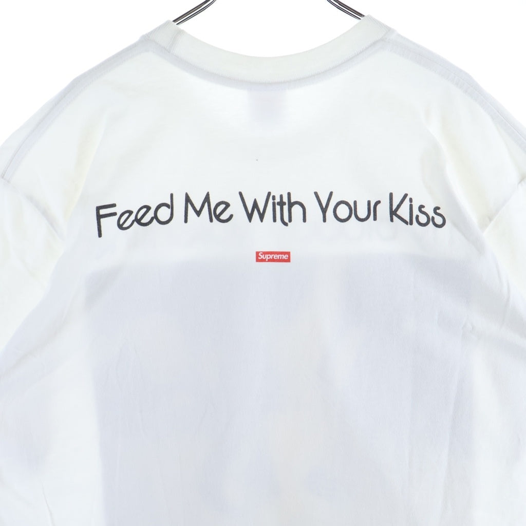 SUPREME(シュプリーム) ×My Bloody Valentine Feed MeWithYourKissTeeマイ ブラッディ バレンタイン フィード ミーウィズ ユアーキス 半袖Tシャツ ホワイト