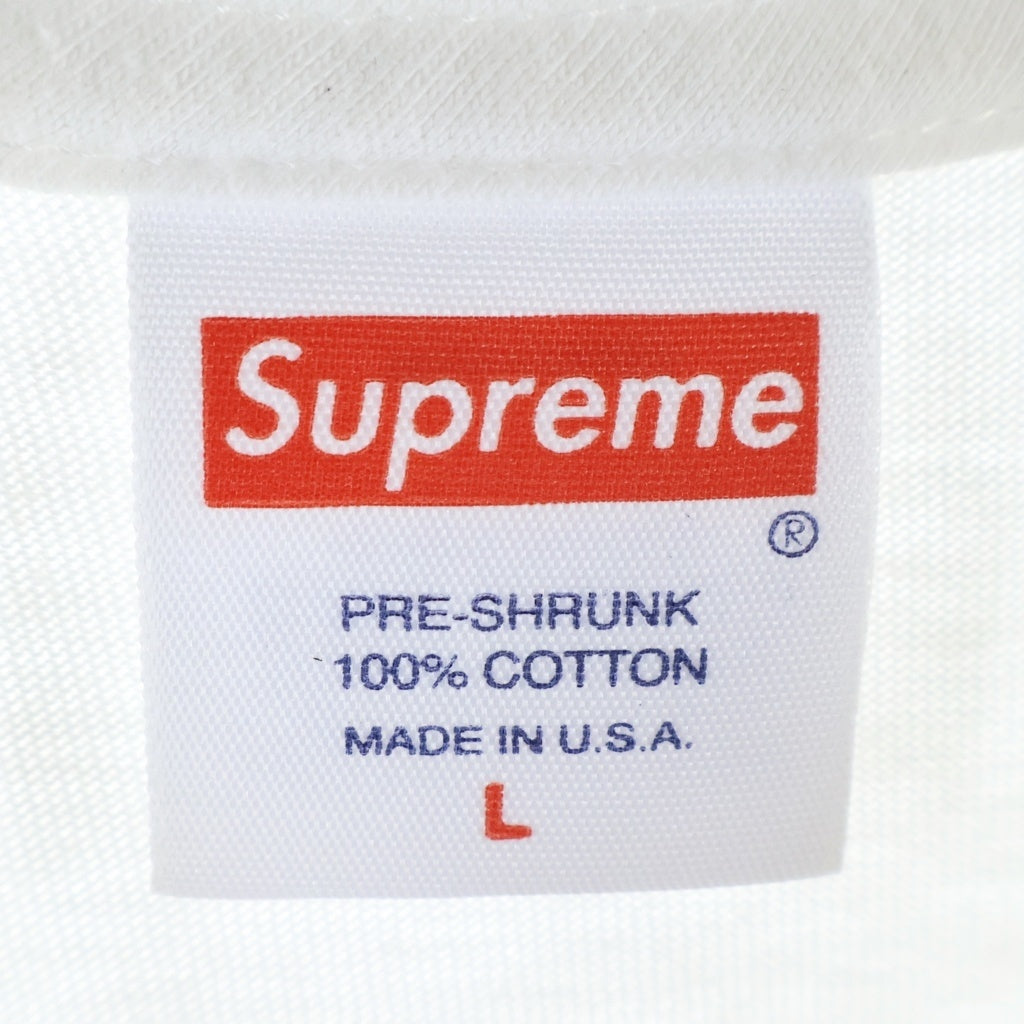 SUPREME(シュプリーム) ×My Bloody Valentine Feed MeWithYourKissTeeマイ ブラッディ バレンタイン フィード ミーウィズ ユアーキス 半袖Tシャツ ホワイト