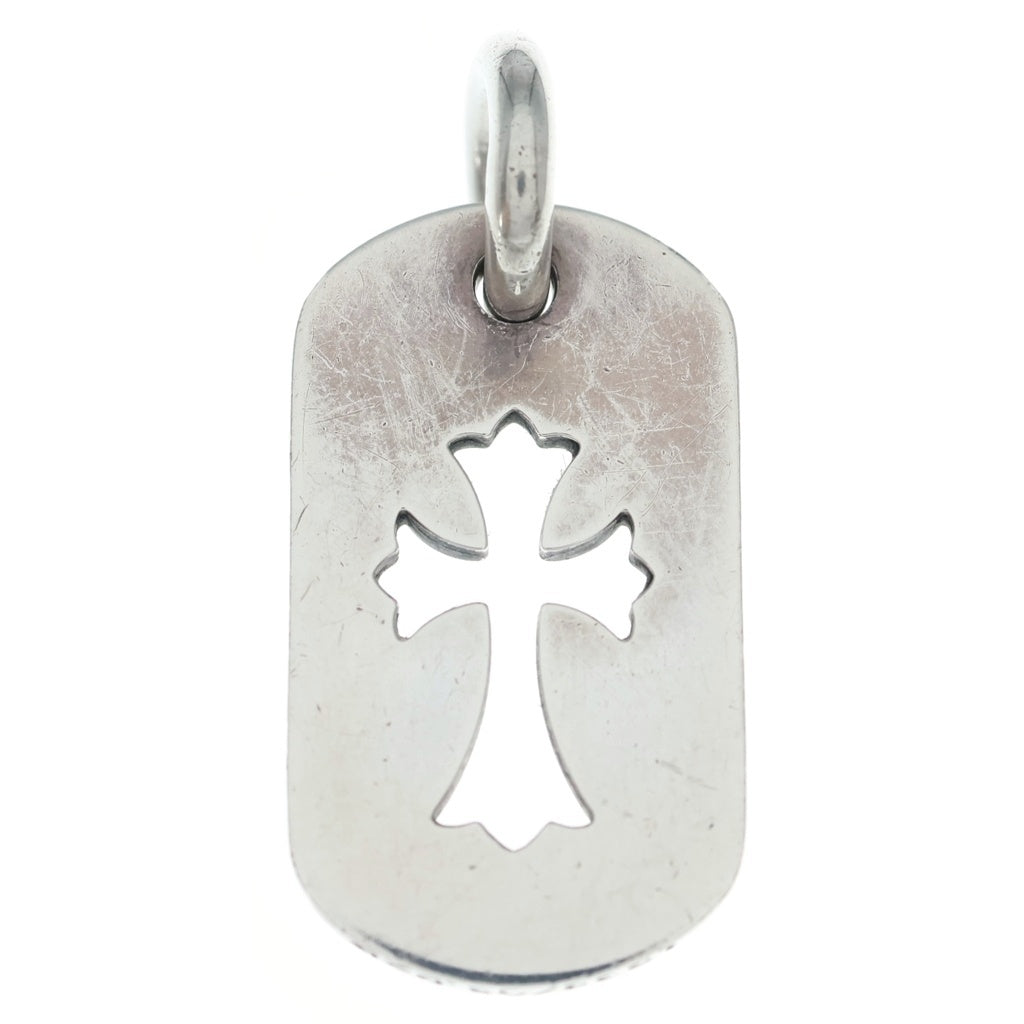 CHROME HEARTS(クロムハーツ) D TAG SML CO CRS カットアウトクロスドッグタグ スモール ペンダントトップ シルバー BCA242