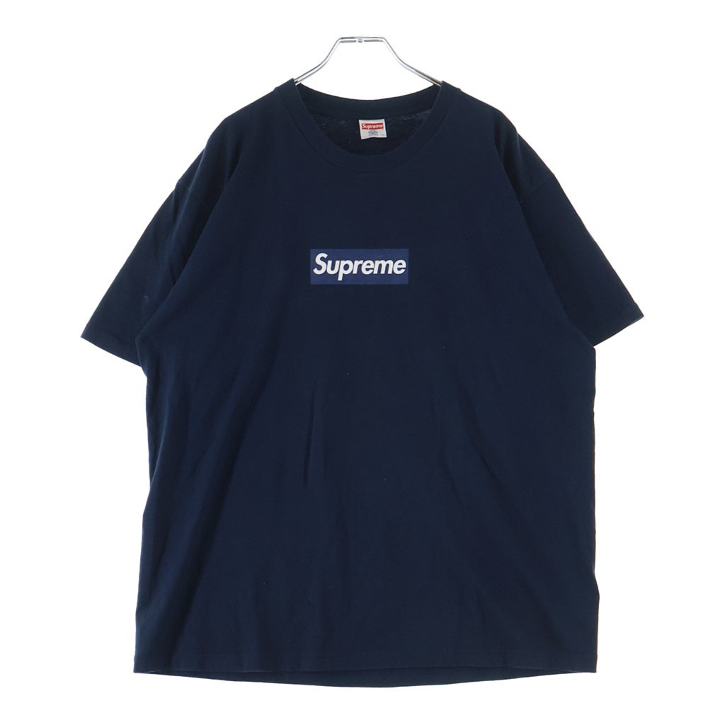 SUPREME(シュプリーム) 15SS New York Yankees Box Logo Tee ニューヨークヤンキース ボックスロゴ 半袖Tシャツ カットソー ネイビ