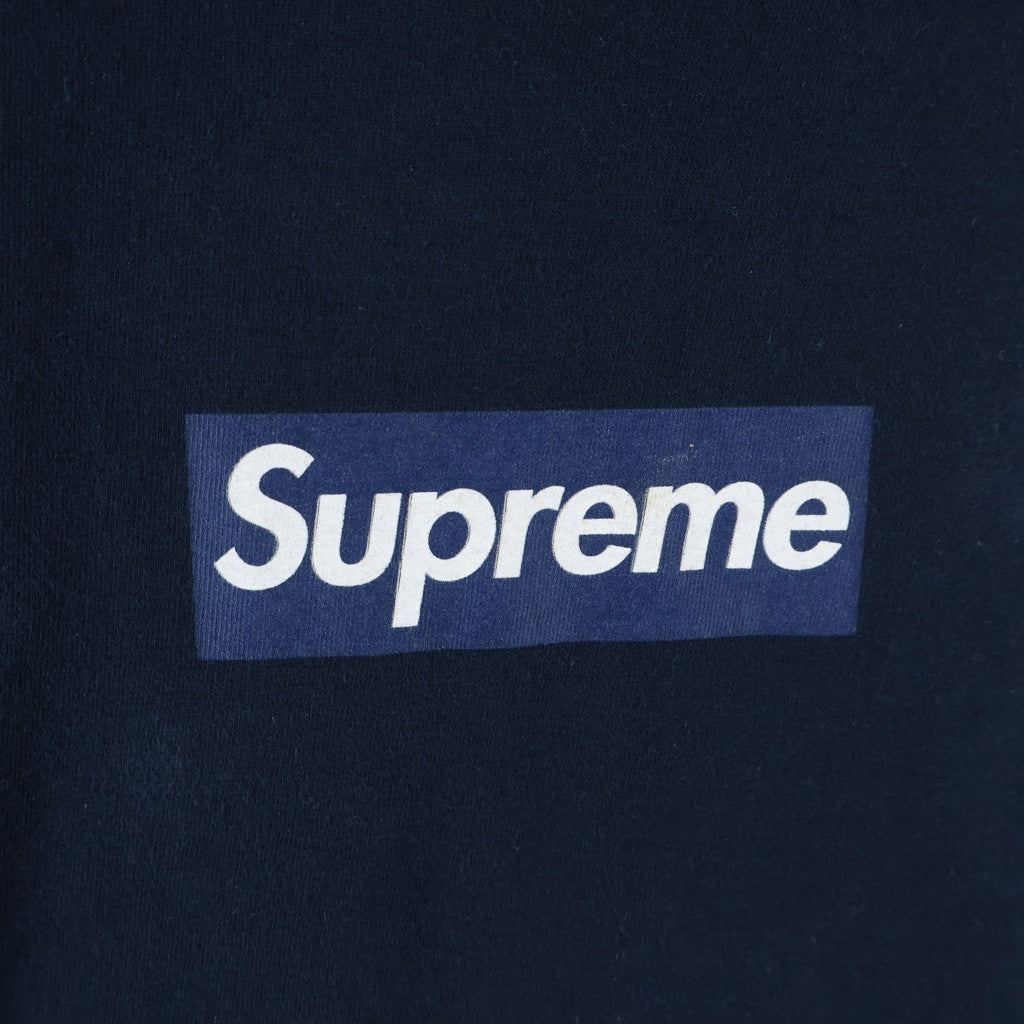 SUPREME(シュプリーム) 15SS New York Yankees Box Logo Tee ニューヨークヤンキース ボックスロゴ 半袖Tシャツ カットソー ネイビ