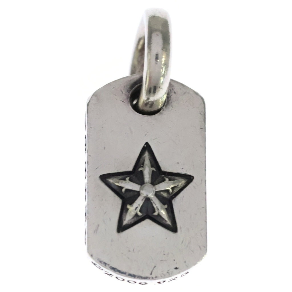 CHROME HEARTS(クロムハーツ) DT TNY STAR タイニードッグタグ スター ペンダントトップ シルバー BCA255