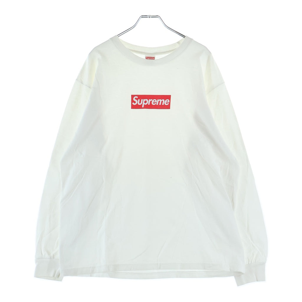 SUPREME(シュプリーム) 20AW Box Logo L/S Tee ボックスロゴプリント クルーネック長袖Tシャツ カットソー ホワイト