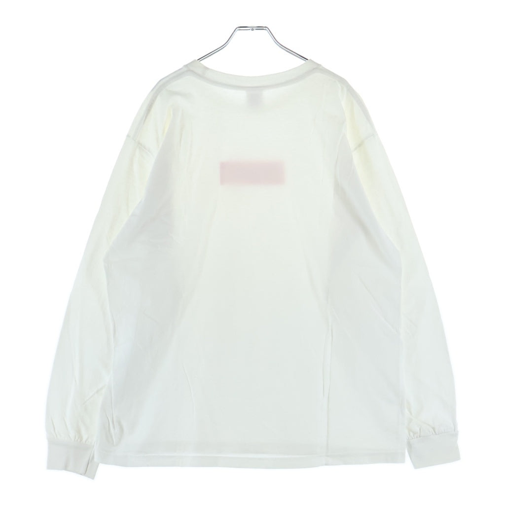 SUPREME(シュプリーム) 20AW Box Logo L/S Tee ボックスロゴプリント クルーネック長袖Tシャツ カットソー ホワイト