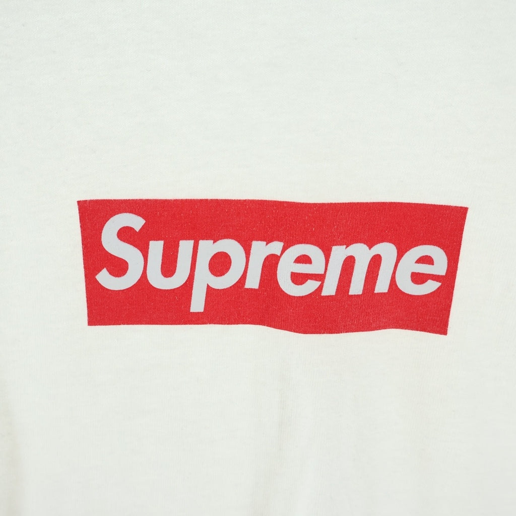 SUPREME(シュプリーム) 20AW Box Logo L/S Tee ボックスロゴプリント クルーネック長袖Tシャツ カットソー ホワイト