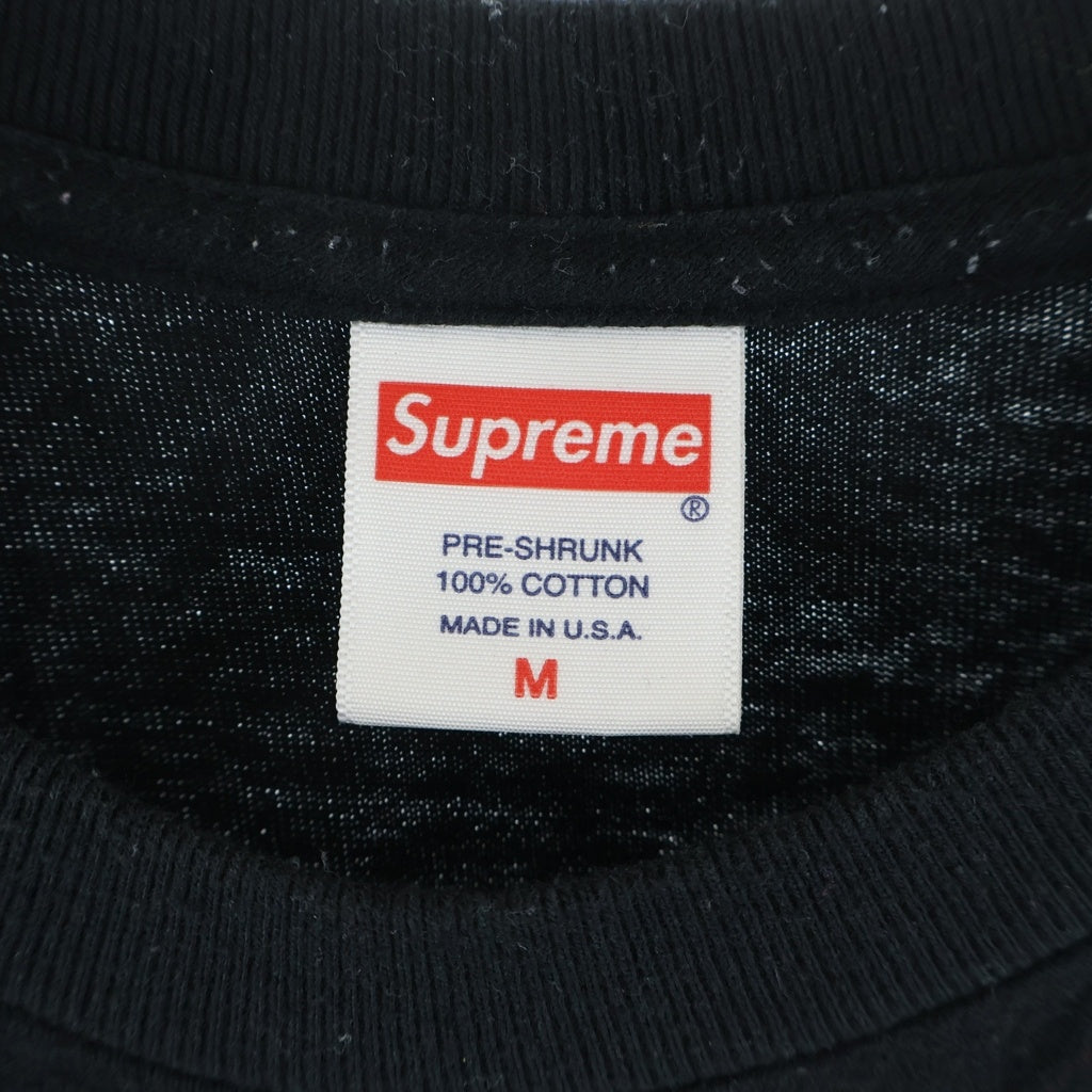 SUPREME(シュプリーム) 20AW Box Logo L/S Tee ボックスロゴプリント クルーネック長袖Tシャツ カットソー ブラック