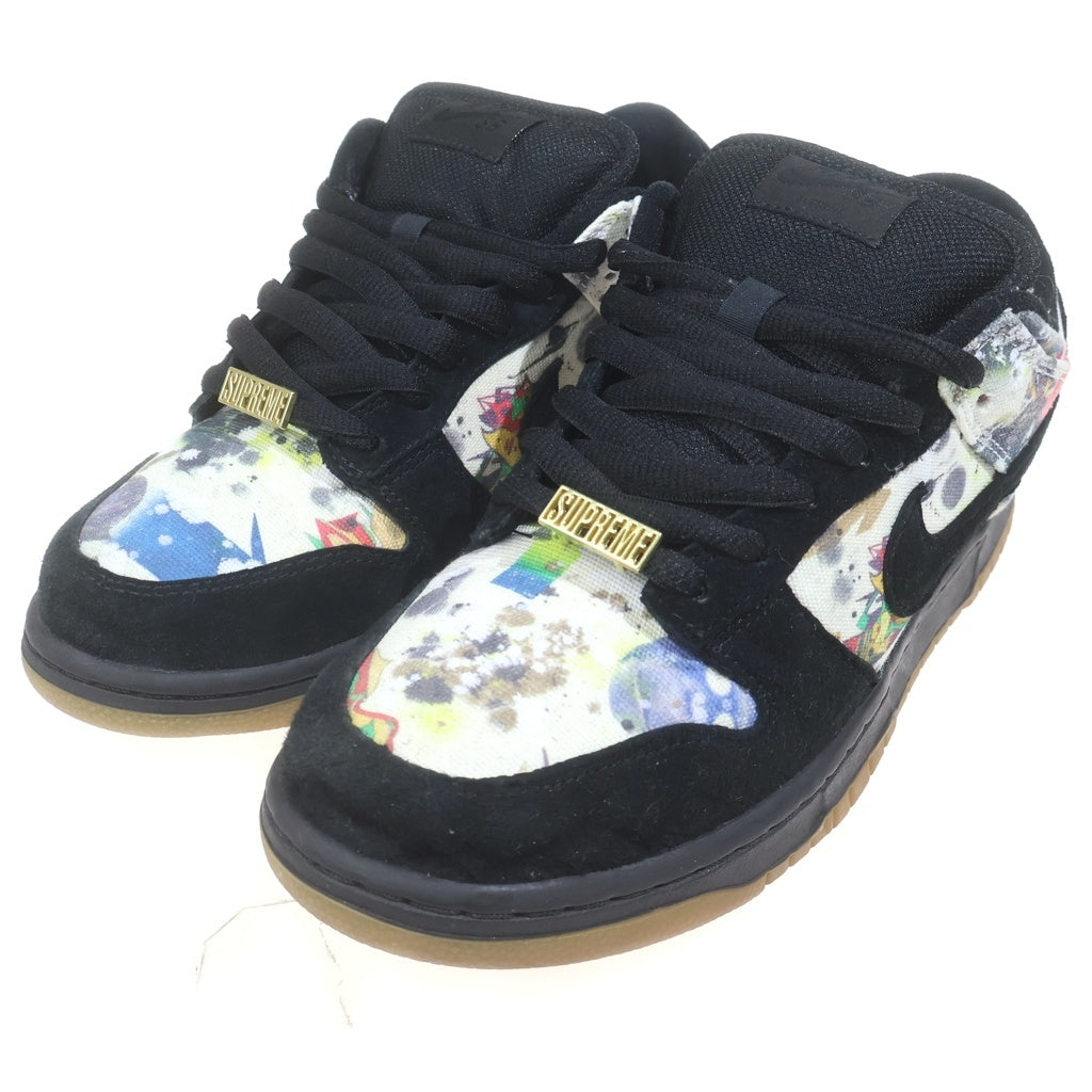 SUPREME(シュプリーム) 23AW×NIKE DUNK LOW FD8778-001 シュプリーム ラメルジー エスビー ダンク ローカットスニーカー シューズ ブラック/マルチ US9/27.0cm