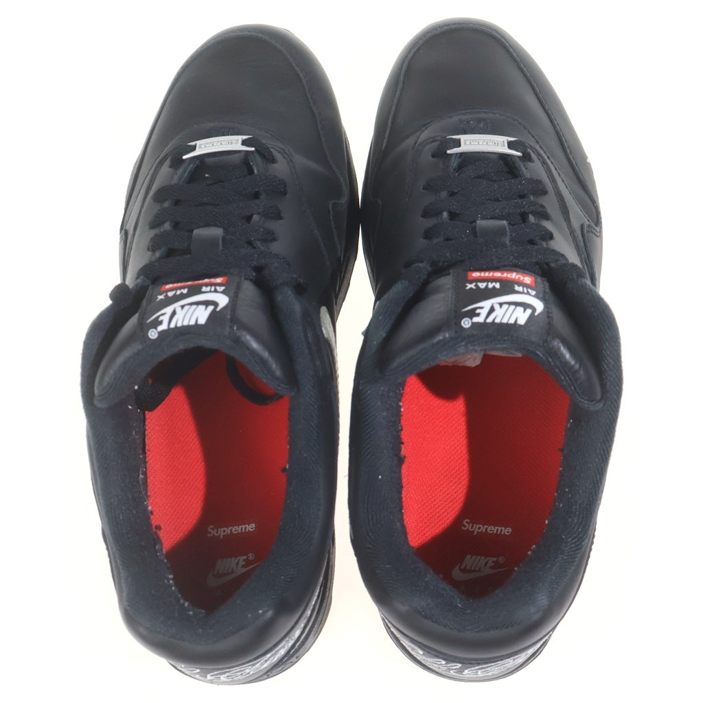SUPREME(シュプリーム) 25SS×NIKE AIR MAX 1 '87 SP ナイキ エアマックス1 ローカットスニーカー ブラック US9/27.0cm