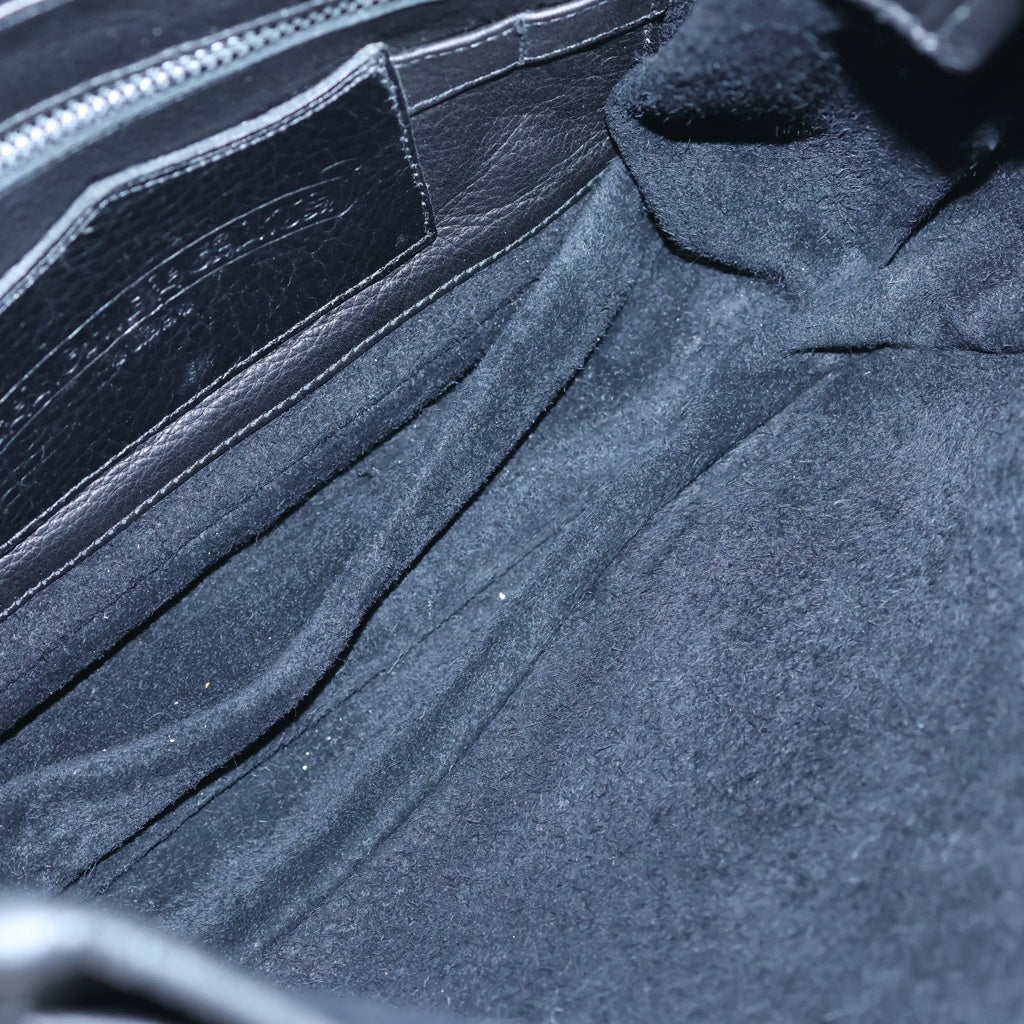 CHROME HEARTS(クロムハーツ) SHOULDER BAG TINY ガンスリンガーストラップレザーショルダーバッグ ブラック