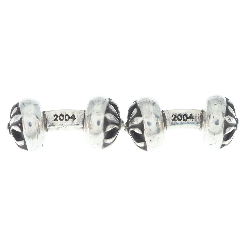 CHROME HEARTS(クロムハーツ) CUFFS BARBELL カフスバーベル クロスボール シルバー