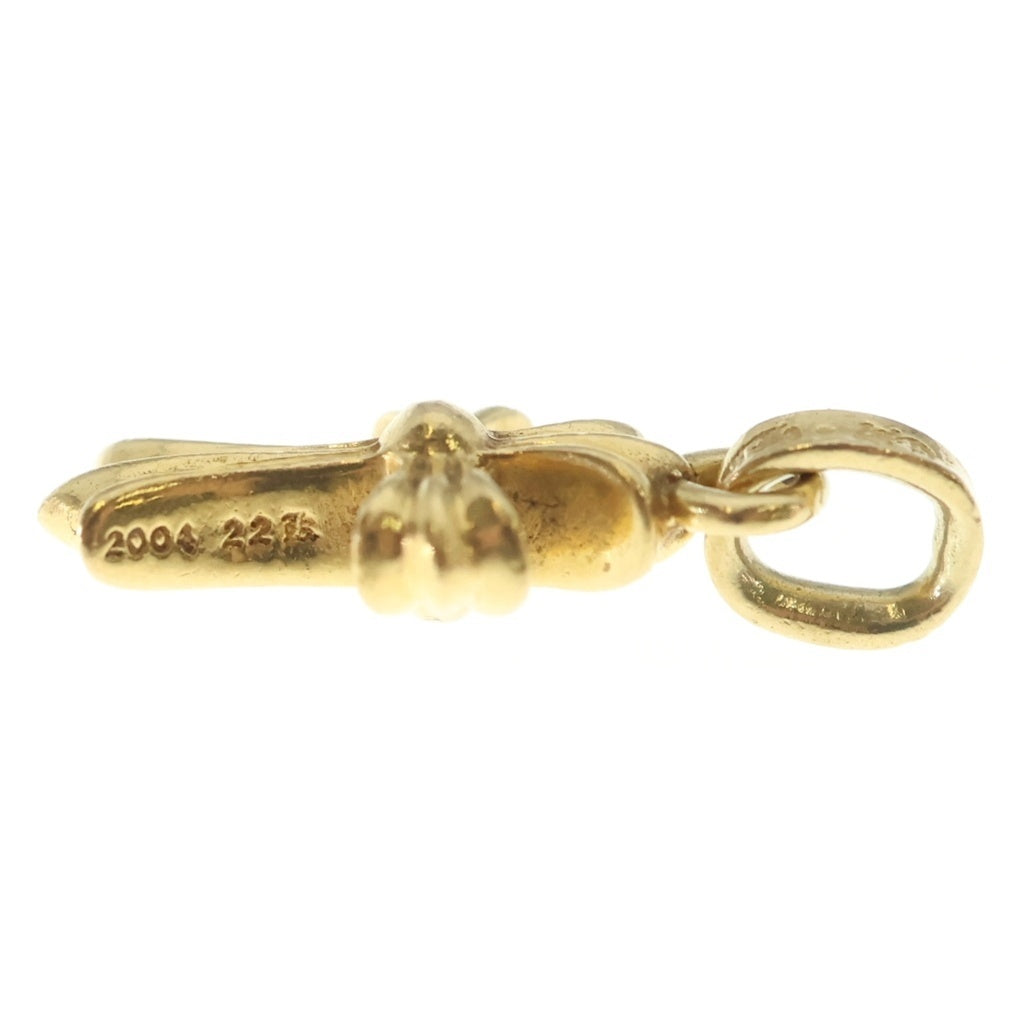 CHROME HEARTS(クロムハーツ) 22K CRS BBYFAT ベイビーファットクロス ペンダントトップ ゴールドBCA037