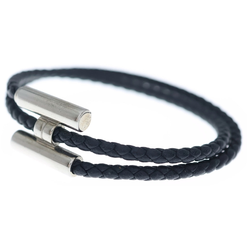 HERMES(エルメス) トゥルニ トレッセ Hロゴ ノワール レザー 