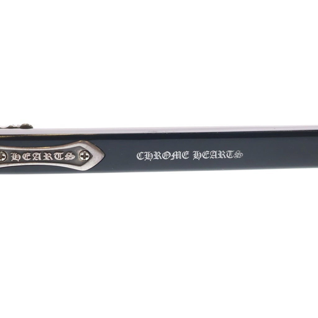 CHROME HEARTS(クロムハーツ) RUMPLEFORESKIN-A ダガー装飾 アイウェア 眼鏡 ブラック