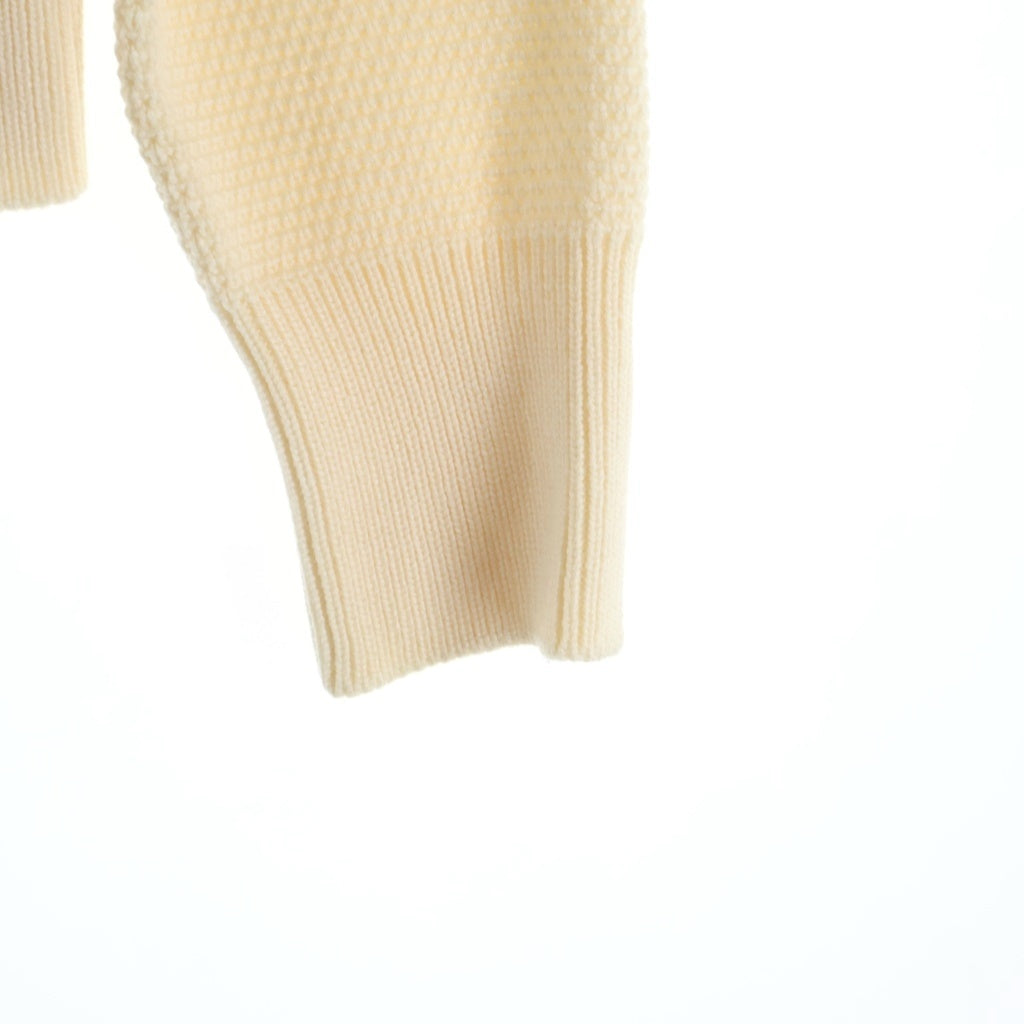 MONCLER(モンクレール) MAGLIONE TRICOT ALLA COREANA ニット切替ライトダウンジャケット D20939474800 アイボリー レディース