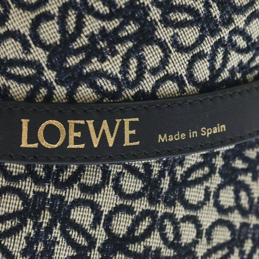LOEWE(ロエベ) アナグラムジャガード バケットハットK820HB1X07 ブラックベージュ レディース