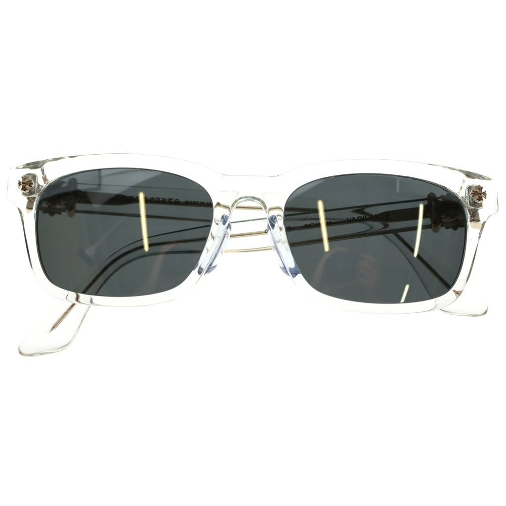CHROME HEARTS(クロムハーツ) VAGILANTE ウェリントン サングラス アイウェア クリア/ゴールド